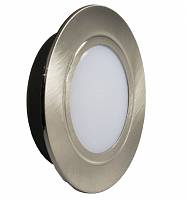 Точечный встраиваемый светодиодный светильник LED Polus-E 3.2W, 220V, никель матовый, теплый белый — купить оптом и в розницу в интернет магазине GTV-Meridian.